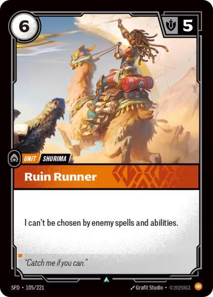 Ruin Runner (105/221 - Uncommon) [Riftbound TCG: Spiritforged]
