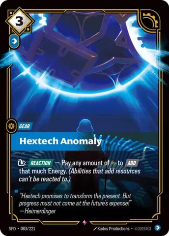 Hextech Anomaly (083/221 - Rare) [Riftbound TCG: Spiritforged]