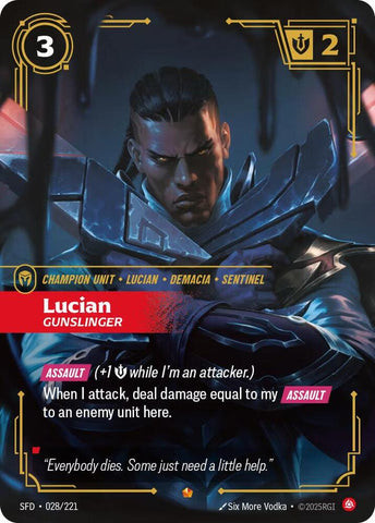 Lucian - Gunslinger (028/221 - Epic) [Riftbound TCG: Spiritforged]