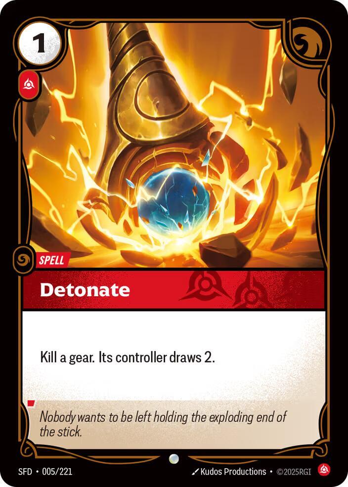 Detonate (005/221 - Common) [Riftbound TCG: Spiritforged]