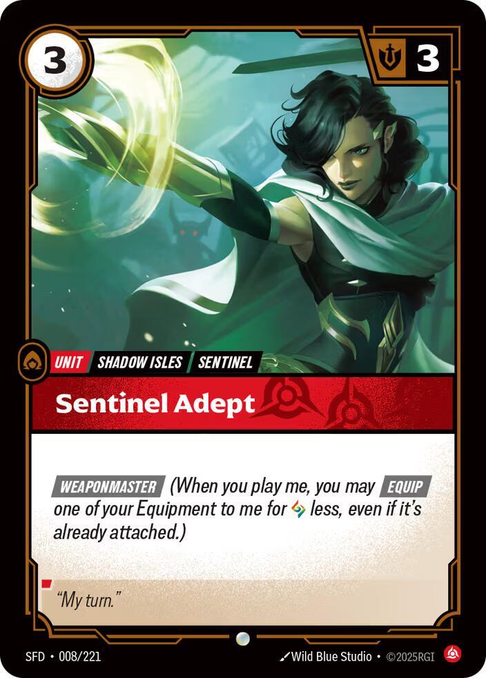 Sentinel Adept (008/221 - Common) [Riftbound TCG: Spiritforged]