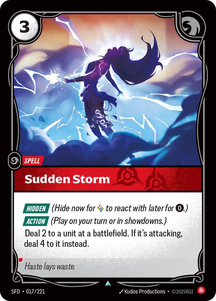Sudden Storm (017/221 - Uncommon) [Riftbound TCG: Spiritforged]