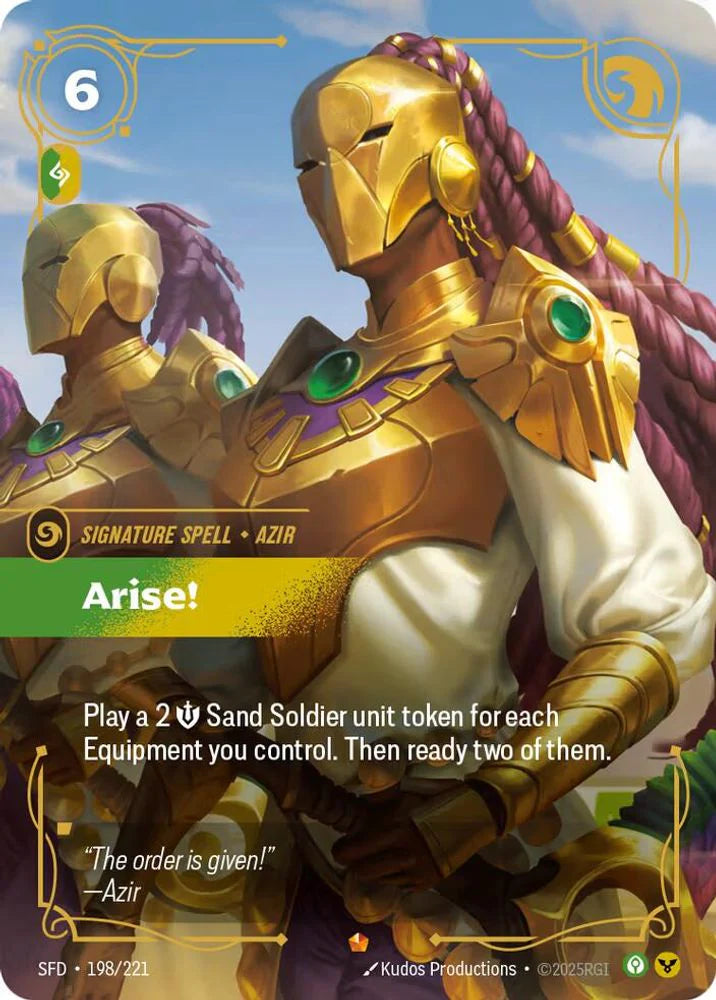 Arise! (198/221 - Epic) [Riftbound TCG: Spiritforged]