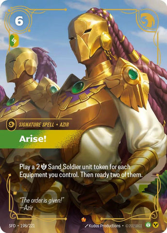 Arise! (198/221 - Epic) [Riftbound TCG: Spiritforged]