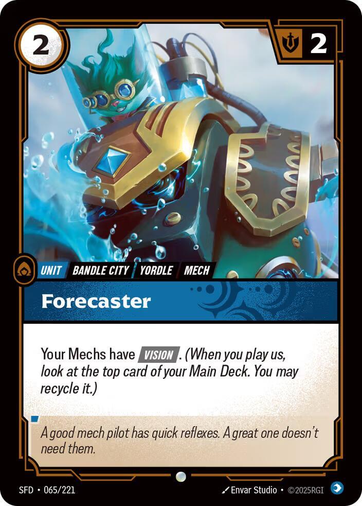 Forecaster (065/221 - Common) [Riftbound TCG: Spiritforged]