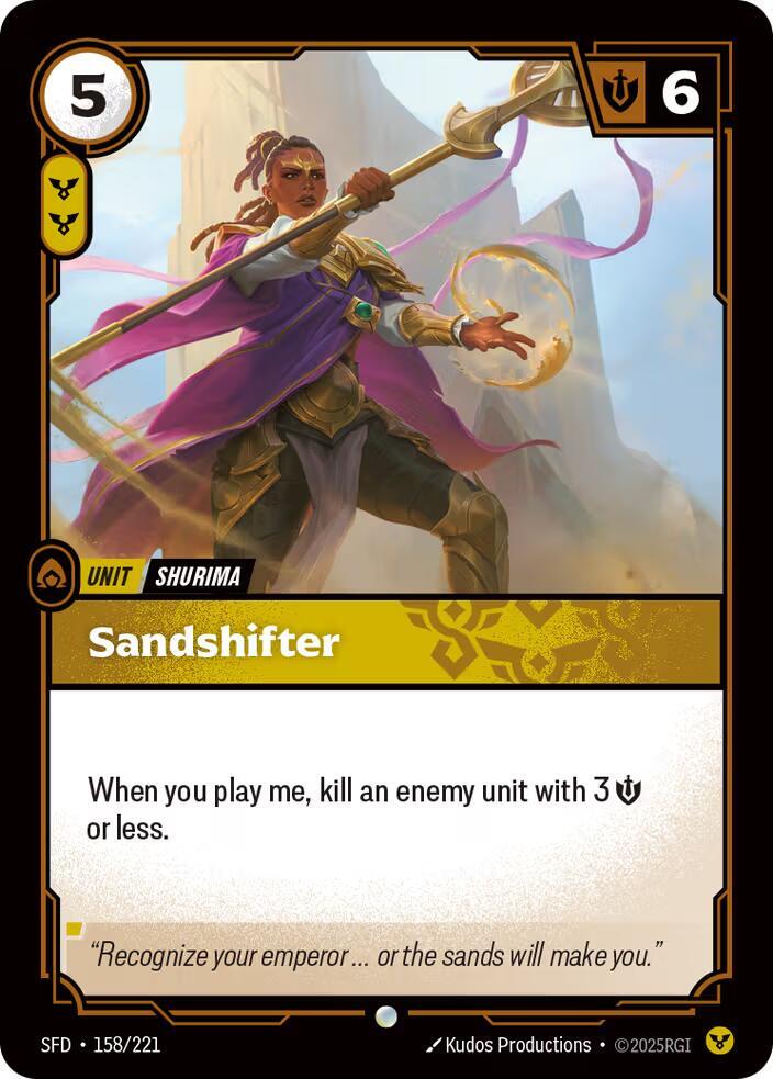 Sandshifter (158/221 - Common) [Riftbound TCG: Spiritforged]