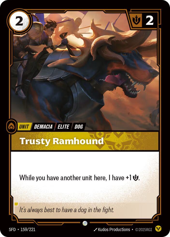Trusty Ramhound (159/221 - Common) [Riftbound TCG: Spiritforged]