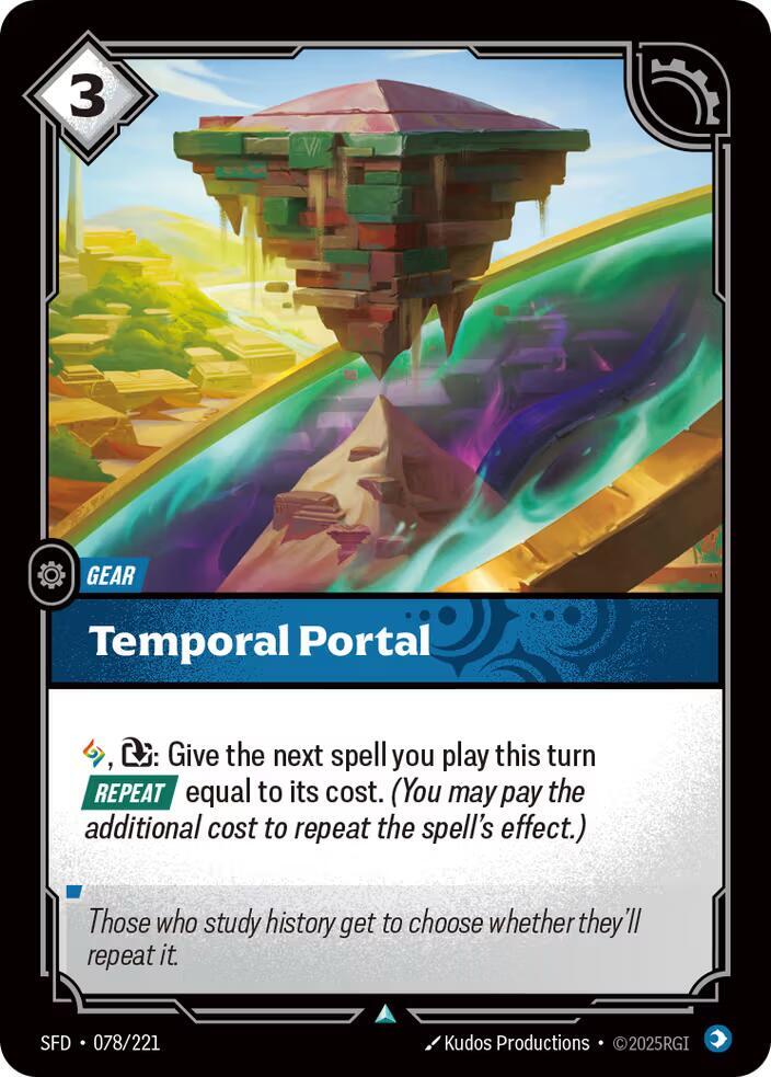 Temporal Portal (078/221 - Uncommon) [Riftbound TCG: Spiritforged]