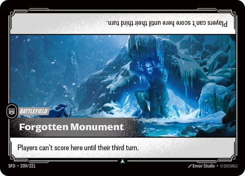 Forgotten Monument (209/221 - Uncommon) [Riftbound TCG: Spiritforged]