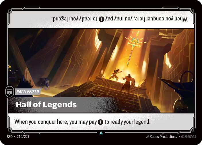 Hall of Legends (210/221 - Uncommon) [Riftbound TCG: Spiritforged]
