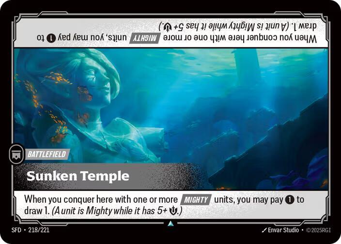Sunken Temple (218/221 - Uncommon) [Riftbound TCG: Spiritforged]