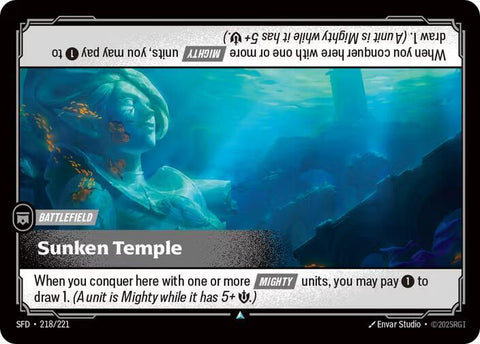 Sunken Temple (218/221 - Uncommon) [Riftbound TCG: Spiritforged]