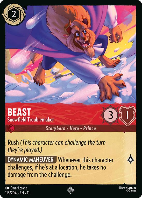 Beast - Snowfield Troublemaker (118/204) [Winterspell]