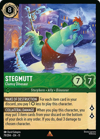Stegmutt - Clumsy Dinosaur (79/204) [Winterspell]