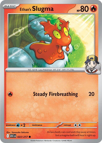 Ethan's Slugma (023/217) [Mega Evolution: Ascended Heroes]