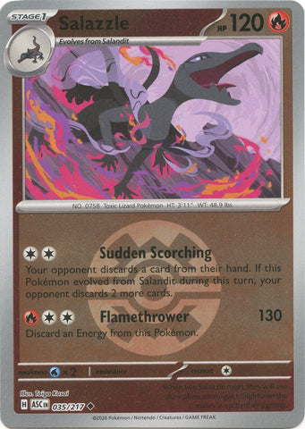 Salazzle (035/217) (Quick Ball) [Mega Evolution: Ascended Heroes]