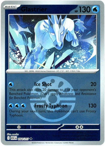 Glastrier (054/217) (Friend Ball) [Mega Evolution: Ascended Heroes]