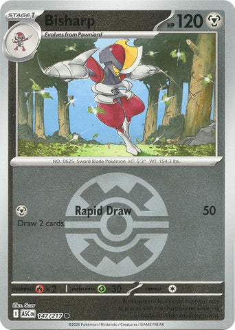 Bisharp (147/217) (Quick Ball) [Mega Evolution: Ascended Heroes]