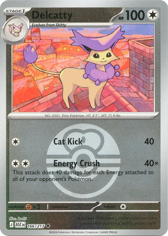 Delcatty (166/217) (Love Ball) [Mega Evolution: Ascended Heroes]