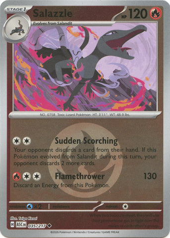 Salazzle (035/217) (Energy Symbol Pattern) [Mega Evolution: Ascended Heroes]