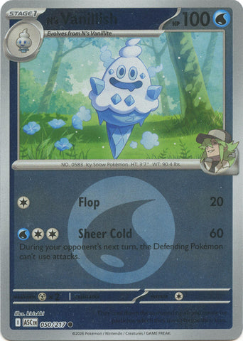 N's Vanillish (050/217) (Energy Symbol Pattern) [Mega Evolution: Ascended Heroes]