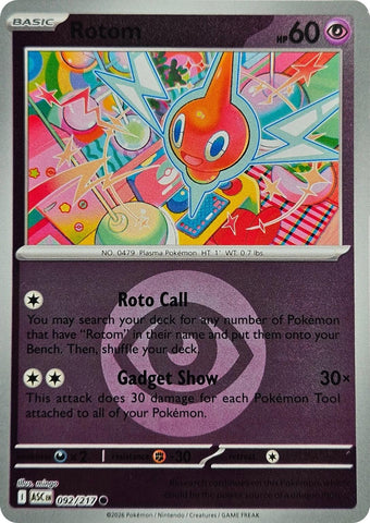 Rotom (092/217) (Energy Symbol Pattern) [Mega Evolution: Ascended Heroes]