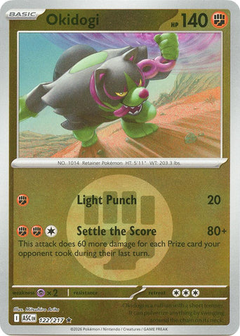 Okidogi (122/217) (Energy Symbol Pattern) [Mega Evolution: Ascended Heroes]