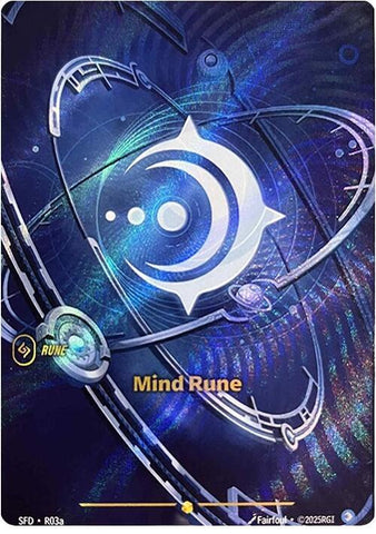 Mind Rune (R03a - Alternate) [Riftbound TCG: Spiritforged]