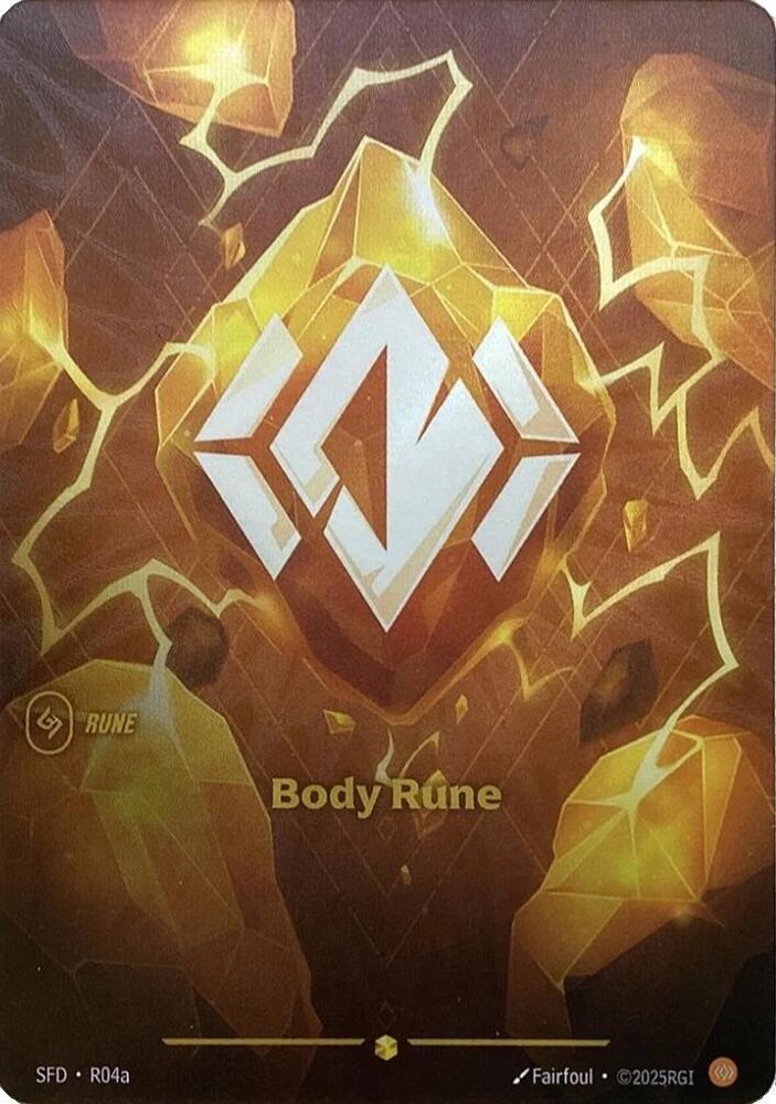Body Rune (R04a - Alternate) [Riftbound TCG: Spiritforged]