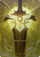 Order Rune (R06a - Alternate) [Riftbound TCG: Spiritforged]