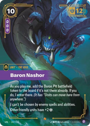 Baron Nashor (147/219 - Epic) [Riftbound TCG: Unleashed]