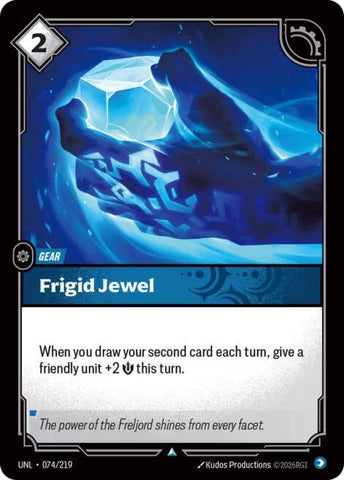Frigid Jewel (074/219 - Uncommon) [Riftbound TCG: Unleashed]