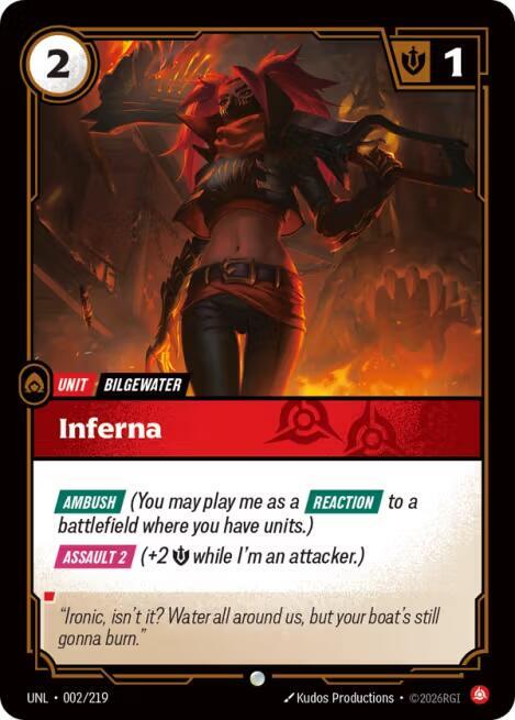 Inferna (002/219 - Common) [Riftbound TCG: Unleashed]