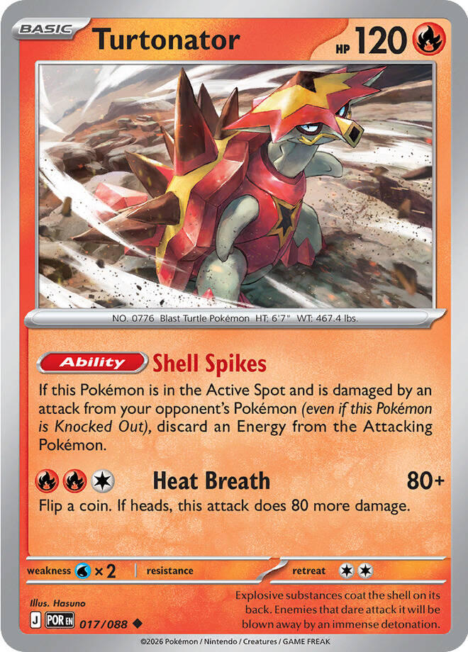 Turtonator (017/088) [Mega Evolution: Perfect Order]