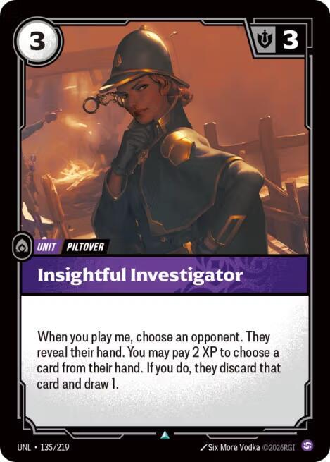 Insightful Investigator (135/219 - Uncommon) [Riftbound TCG: Unleashed]