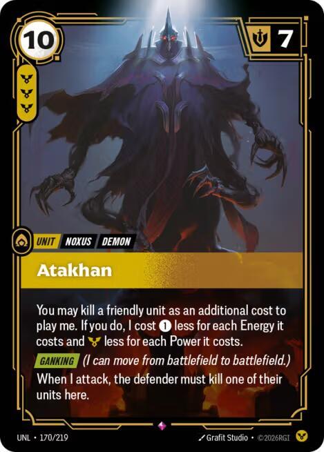 Atakhan (170/219 - Rare) [Riftbound TCG: Unleashed]