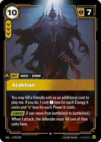 Atakhan (170/219 - Rare) [Riftbound TCG: Unleashed]