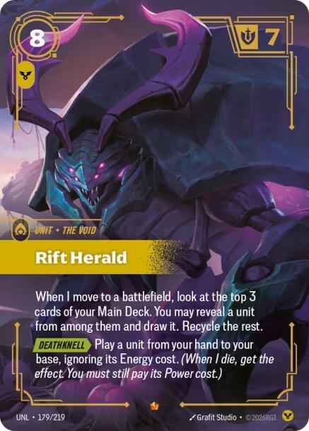 Rift Herald (179/219 - Epic) [Riftbound TCG: Unleashed]