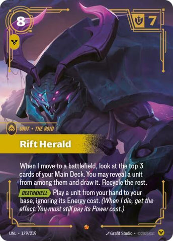 Rift Herald (179/219 - Epic) [Riftbound TCG: Unleashed]