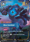 Blue Sentinel (087a/219 - Alternate) [Riftbound TCG: Unleashed]