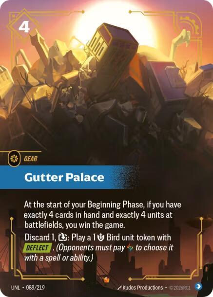 Gutter Palace (088/219 - Epic) [Riftbound TCG: Unleashed]