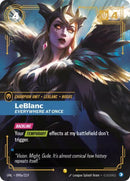 LeBlanc - Everywhere at Once (090a/219 - Alternate) [Riftbound TCG: Unleashed]