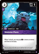 Sinister Poro (137/219 - Uncommon) [Riftbound TCG: Unleashed]