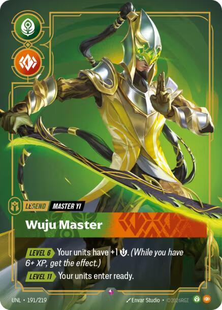 Mastery Yi - Wuju Master (191/219 - Rare) [Riftbound TCG: Unleashed]