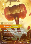 Keeper's Verdict (204/219 - Epic) [Riftbound TCG: Unleashed]