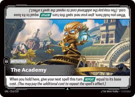 The Academy (216/219 - Uncommon) [Riftbound TCG: Unleashed]