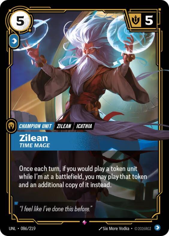 Zilean - Time Mage (086/219 - Rare) [Riftbound TCG: Unleashed]