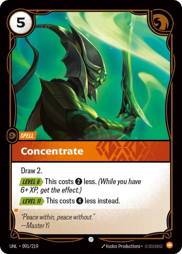Concentrate (091/219 - Common) [Riftbound TCG: Unleashed]