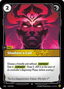 Shadow's Call (165/219 - Uncommon) [Riftbound TCG: Unleashed]
