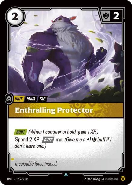 Enthralling Protector (162/219 - Uncommon) [Riftbound TCG: Unleashed]